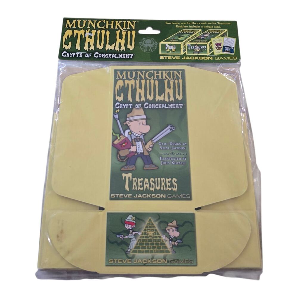 Munchkin CTHULHU Crypts of Concealment Card Storage Accessory Set 2 Bonus Cards